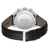 Buy Shop Hugo Boss Gregor Chronograph Black Dial Black Leather Strap Watch for Men - 1514049 USA Online