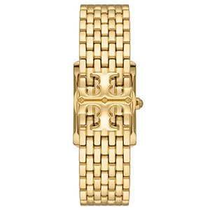 Buy Shop Tory Burch Eleanor Mother of Pearl Pink Dial Gold Steel Strap Watch for Women - TBW1077 USA Online