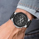 Buy Shop Hugo Boss Taper Chronograph Black Dial Black Leather Strap Watch for Men - 1514085 USA Online