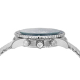 Buy Shop Emporio Armani Diver Chronograph Blue Dial Silver Mesh Strap Watch for Men - AR11587 USA Online