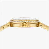Buy Shop Tory Burch Oval Mother of Pearl Dial Gold Steel Strap Watch for Women - TBW6034 USA Online