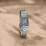 Buy Shop Emporio Armani Genni Analog Mother of Pearl Dial Silver Steel Strap Watch for Women - AR11662 USA Online