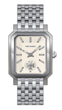 Buy Shop Tory Burch Robinson White Dial Silver Steel Strap Watch for Women - TBW1510 USA Online