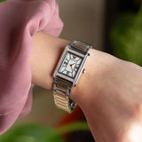 Buy Shop Emporio Armani Genni Mother of Pearl Dial Two Tone Steel Strap Watch for Women - AR11626 USA Online