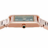 Buy Shop Emporio Armani Genni Green Dial Rose Gold Steel Strap Watch for Women - AR11641 USA Online