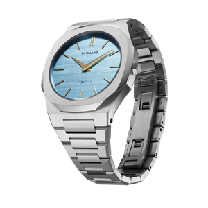 Buy Shop D1 Milano Ultra Thin Blue Dial Silver Steel Strap Watch for Women - D1-UTBL17 USA Online