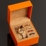 Buy Shop Tory Burch Riva Gold Dial Gold Steel Strap Watch for Women - TBW4029 USA Online