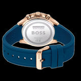 Buy Shop Hugo Boss Runner Chronograph Blue Dial Blue Silicone Strap Watch for Men - 1514169 USA Online