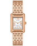 Buy Shop Tory Burch Eleanor Mother of Pearl White Dial Rose Gold Steel Strap Watch for Women - TBW1079 USA Online