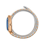 Buy Shop Just Cavalli Serpente Metallica Blue Dial Two Tone Steel Strap Watch for Women - JC1L224M0095 USA Online