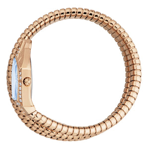 Buy Shop Just Cavalli Mesmerizing Blue Dial Rose Gold Steel Strap Watch for Women - JC1L304M0045 USA Online