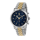 Buy Shop Maserati Epoca Chronograph Blue Dial Two Tone Steel Strap Watch for Men - R8873618030 USA Online