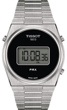 Buy Shop Tissot Digital Quartz Black Dial Silver Steel Strap Watch for Men - T137.463.11.050.00 USA Online