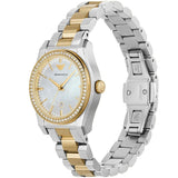 Buy Shop Emporio Armani Federica Mother of Pearl Dial Two Tone Steel Strap Watch for Women - AR11559 USA Online