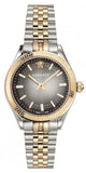 Buy Shop Versace Hellenyium Grey Dial Two Tone Steel Strap Watch for Women - VEHU00520 USA Online