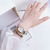 Buy Shop Just Cavalli Serpente Metallica Mother of Pearl Dial Two Tone Steel Strap Watch for Women - JC1L208M0065 USA Online