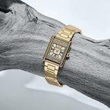 Buy Shop Emporio Armani Genni Crystals Gold Dial Gold Steel Strap Watch for Women - AR11663 USA Online
