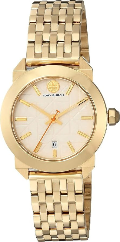 Buy Shop Tory Burch Whitney White Dial Gold Steel Strap Watch for Women - TBW8000 USA Online