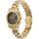 Buy Shop Emporio Armani Federica Brown Dial Gold Steel Strap Watch for Women - AR11700 USA Online