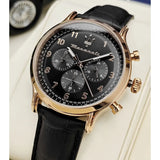 Buy Shop Maserati Epoca Limited Edition Chronograph Black Dial Black Leather Strap Watch for Men - R8871618015 USA Online