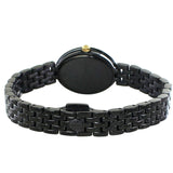 Buy Shop Tory Burch Oval Black Dial Black Steel Strap Watch for Women - TBW6035 USA Online