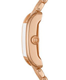 Buy Shop Tory Burch Eleanor Mother of Pearl White Dial Rose Gold Steel Strap Watch for Women - TBW1079 USA Online