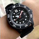Buy Shop Citizen Mechanical Automatic Black Dial Black Rubber Strap Watch for Men - NJ0125-11E USA Online