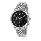 Buy Shop Maserati Epoca Chronograph Limited Edition Black Dial Silver Steel Strap Watch for Men - R8873618029 USA Online