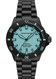 Buy Shop Emporio Armani Sea Explorer Turquoise Blue Dial Black Steel Strap Watch for Men - AR60084 USA Online