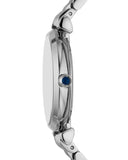 Buy Shop Emporio Armani Gianni T-Bar Blue Dial Silver Steel Strap Watch for Women - AR11627 USA Online