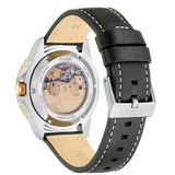 Buy Shop Citizen Mechanical Automatic Black Dial Black Leather Strap Watch for Men - NJ0176-10E USA Online