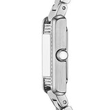 Buy Shop Emporio Armani Genni Analog Mother of Pearl Dial Silver Steel Strap Watch for Women - AR11662 USA Online