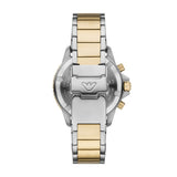 Buy Shop Emporio Armani World Explorer Chronograph Green Dial Two Tone Steel Strap Watch for Men - AR11695 USA Online