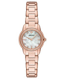 Buy Shop Emporio Armani Mia Mother of Pearl Dial Rose Gold Steel Strap Watch for Women - AR11671 USA Online