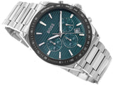 Buy Shop Hugo Boss Strike Chronograph Green Dial Silver Steel Strap Watch for Men - 1514241 USA Online
