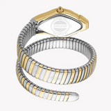 Buy Shop Just Cavalli Ferocious Mother of Pearl White Dial Two Tone Steel Strap Watch for Women - JC1L306M0065 USA Online