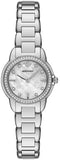Buy Shop Emporio Armani Mia Mother of Pearl Dial Silver Steel Strap Watch for Women - AR11669 USA Online