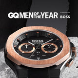 Buy Shop Hugo Boss Taper Chronograph Black Dial Black Steel Strap Watch for Men - 1514090 USA Online