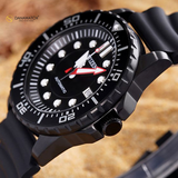Buy Shop Citizen Mechanical Automatic Black Dial Black Rubber Strap Watch for Men - NJ0125-11E USA Online