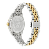 Buy Shop Versace V-Code Analog Green Dial Two Tone Steel Strap Watch for Women - VE8I00424 USA Online