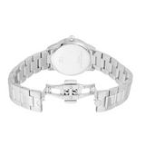 Buy Shop Tory Burch Collins White Dial Silver Steel Strap Watch for Women - TBW1301 USA Online