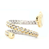 Buy Shop Just Cavalli Twined Mother of Pearl Dial Two Tone Steel Strap Watch for Women - JC1L305M0055 USA Online