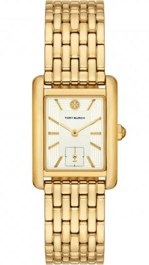 Buy Shop Tory Burch Eleanor White Dial Gold Steel Strap Watch for Women - TBW1060 USA Online