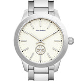 Buy Shop Tory Burch Collins White Dial Silver Steel Strap Watch for Women - TBW1301 USA Online