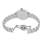 Buy Shop Emporio Armani Gianni T-Bar Blue Dial Silver Steel Strap Watch for Women - AR11627 USA Online