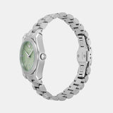 Buy Shop Emporio Armani Federica Mint Green Dial Silver Steel Strap Watch for Women - AR11656 USA Online
