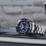 Buy Shop Seiko Prospex Diver Scuba Automatic Blue Dial Silver Steel Strap Watch for Men - SBEJ021 USA Online