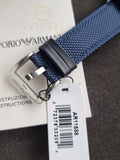 Buy Shop Emporio Armani World Explorer Chronograph Blue Dial Blue Nylon Strap Watch for Men - AR11588 USA Online