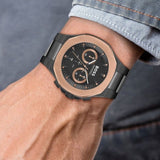 Buy Shop Hugo Boss Taper Chronograph Black Dial Black Steel Strap Watch for Men - 1514090 USA Online