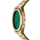 Buy Shop D1 Milano Ultra Thin Green Dial Gold Steel Strap Watch for Women - D1-UTBL18 USA Online